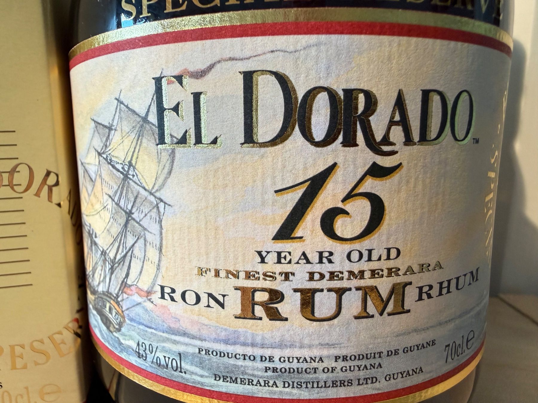 Spirituosen: 1 Flasche Rum El Dorado, 15 Years... – Neu und originalverpackt aus Wöschnau von Vinsale 1